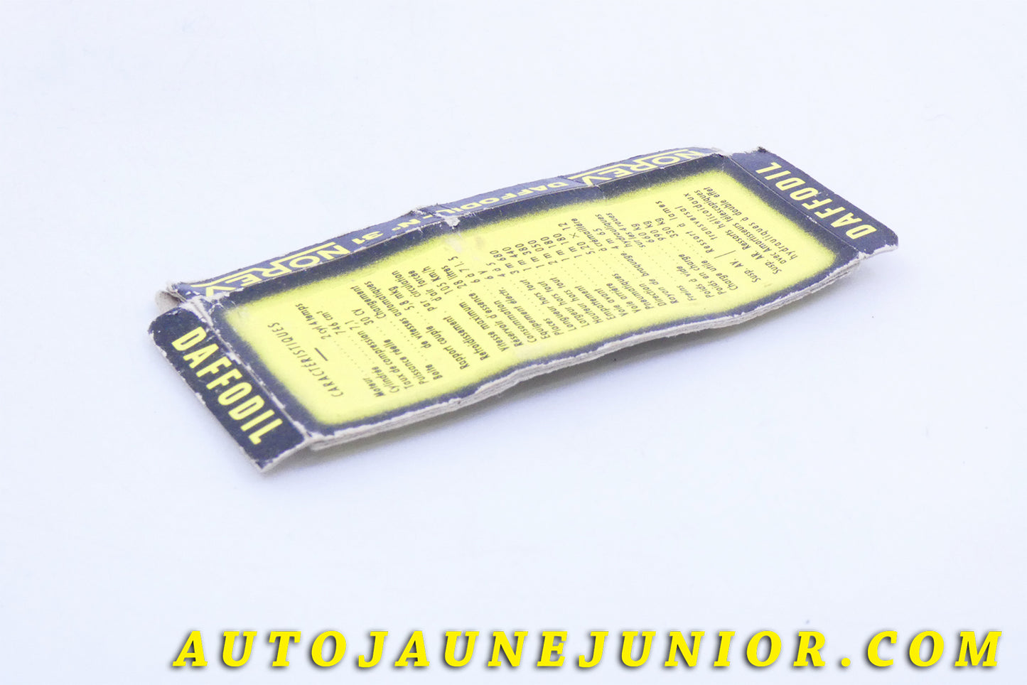 Le #3977 - Norev - DAF - Daffofil est en vente sur Auto Jaune Junior ! Découvrez nos collections de diecast Dinky-Toys, Corgi, Corgi-Toys, Solido, Norev… Découvrez notre magasin physique , AutoJaune Paris, ouvert en 1984 par Vincent Espinasse. 41 rue Cavendish, 75019 Paris. Tel : 01 42 40 61 23. Ouvert les mardi et vendredi de 13h à 19h. 