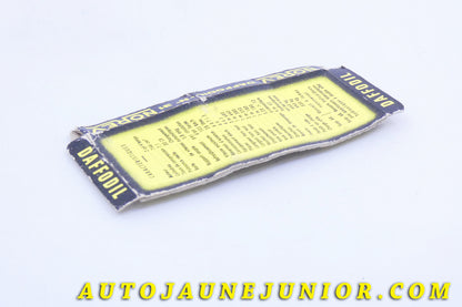 Le #3977 - Norev - DAF - Daffofil est en vente sur Auto Jaune Junior ! Découvrez nos collections de diecast Dinky-Toys, Corgi, Corgi-Toys, Solido, Norev… Découvrez notre magasin physique , AutoJaune Paris, ouvert en 1984 par Vincent Espinasse. 41 rue Cavendish, 75019 Paris. Tel : 01 42 40 61 23. Ouvert les mardi et vendredi de 13h à 19h. 