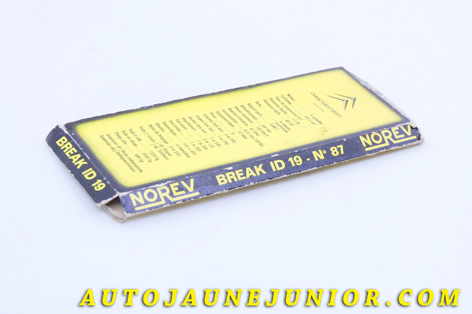 Le #3983 - Norev - Citroën - Socle Break ID 19 est en vente sur Auto Jaune Junior ! Découvrez nos collections de diecast Dinky-Toys, Corgi, Corgi-Toys, Solido, Norev… Découvrez notre magasin physique , AutoJaune Paris, ouvert en 1984 par Vincent Espinasse. 41 rue Cavendish, 75019 Paris. Tel : 01 42 40 61 23. Ouvert les mardi et vendredi de 13h à 19h. 