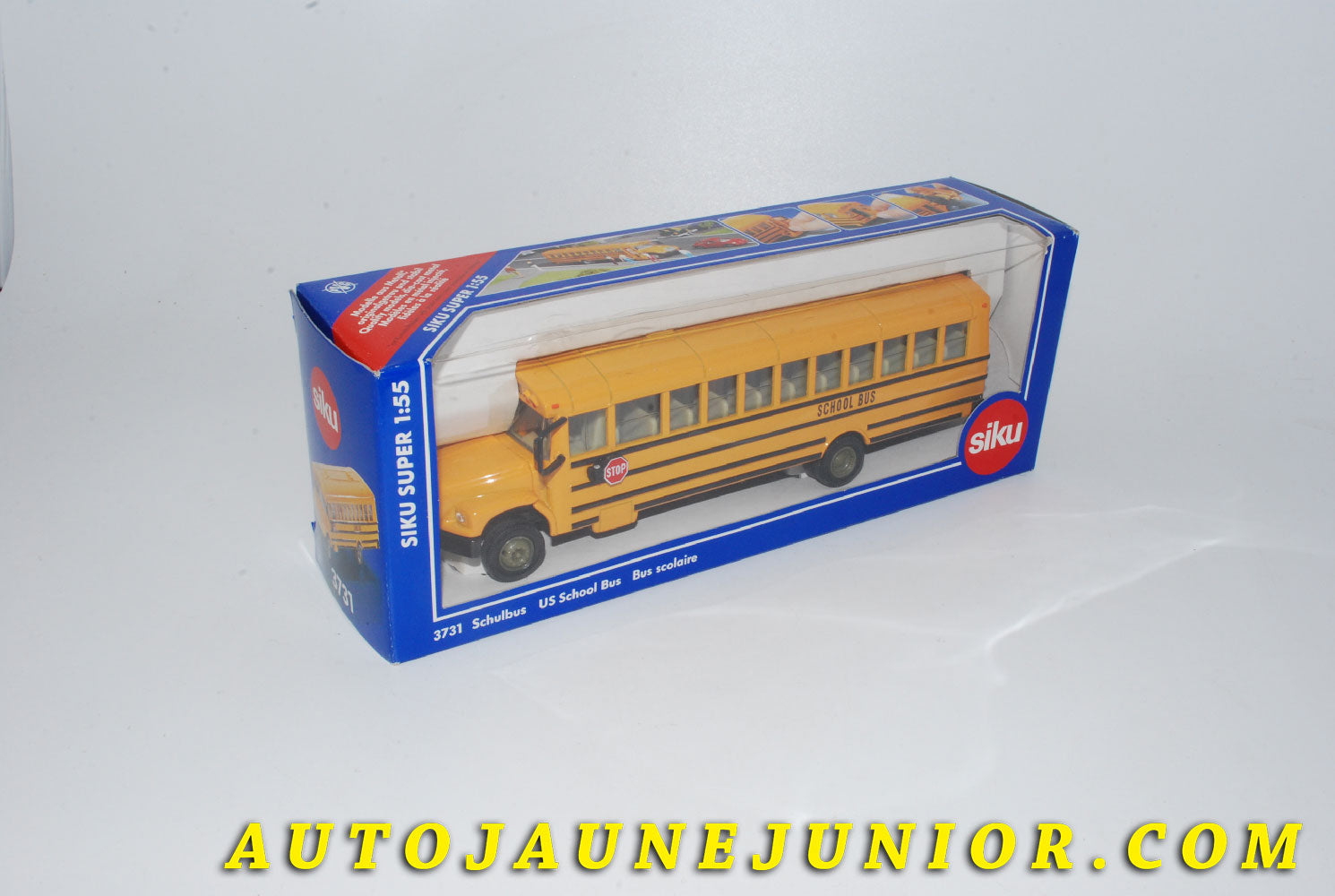 Le #4208 - Siku - Bus - US Bus Scolaire est en vente sur Auto Jaune Junior ! Découvrez nos collections de diecast Dinky-Toys, Corgi, Corgi-Toys, Solido, Norev… Découvrez notre magasin physique , AutoJaune Paris, ouvert en 1984 par Vincent Espinasse. 41 rue Cavendish, 75019 Paris. Tel : 01 42 40 61 23. Ouvert les mardi et vendredi de 13h à 19h. 