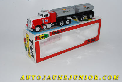 Le #4255 - Diapet - Kenworth - Porteur citerne "Shell" avec remorque est en vente sur Auto Jaune Junior ! Découvrez nos collections de diecast Dinky-Toys, Corgi, Corgi-Toys, Solido, Norev… Découvrez notre magasin physique , AutoJaune Paris, ouvert en 1984 par Vincent Espinasse. 41 rue Cavendish, 75019 Paris. Tel : 01 42 40 61 23. Ouvert les mardi et vendredi de 13h à 19h. 