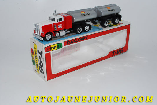 Le #4255 - Diapet - Kenworth - Porteur citerne "Shell" avec remorque est en vente sur Auto Jaune Junior ! Découvrez nos collections de diecast Dinky-Toys, Corgi, Corgi-Toys, Solido, Norev… Découvrez notre magasin physique , AutoJaune Paris, ouvert en 1984 par Vincent Espinasse. 41 rue Cavendish, 75019 Paris. Tel : 01 42 40 61 23. Ouvert les mardi et vendredi de 13h à 19h. 
