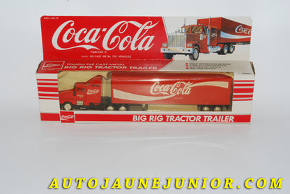 Le #4281 - Hartoy - Big Rig Tractor Trailer - Camion Mack semi-remorque fourgon "Coca-Cola" est en vente sur Auto Jaune Junior ! Découvrez nos collections de diecast Dinky-Toys, Corgi, Corgi-Toys, Solido, Norev… Découvrez notre magasin physique , AutoJaune Paris, ouvert en 1984 par Vincent Espinasse. 41 rue Cavendish, 75019 Paris. Tel : 01 42 40 61 23. Ouvert les mardi et vendredi de 13h à 19h. 