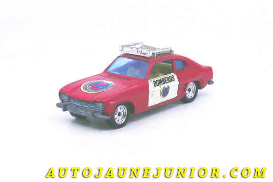 Le #4377 - Guisval - Ford - Capri Bomberos (premier type) est en vente sur Auto Jaune Junior ! Découvrez nos collections de diecast Dinky-Toys, Corgi, Corgi-Toys, Solido, Norev… Découvrez notre magasin physique , AutoJaune Paris, ouvert en 1984 par Vincent Espinasse. 41 rue Cavendish, 75019 Paris. Tel : 01 42 40 61 23. Ouvert les mardi et vendredi de 13h à 19h. 