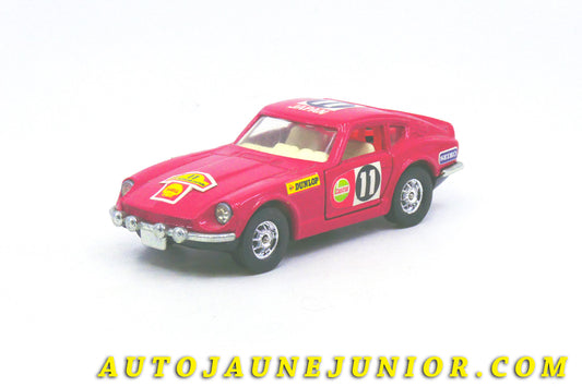 Le #4382 - Corgi Toys - Datsun - 240 Z - Safari Rally - #11 - Japan est en vente sur Auto Jaune Junior ! Découvrez nos collections de diecast Dinky-Toys, Corgi, Corgi-Toys, Solido, Norev… Découvrez notre magasin physique , AutoJaune Paris, ouvert en 1984 par Vincent Espinasse. 41 rue Cavendish, 75019 Paris. Tel : 01 42 40 61 23. Ouvert les mardi et vendredi de 13h à 19h. 