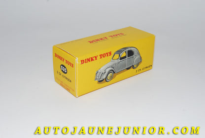 Le #4402 - Dinky Toys - Citroën - Boite vide repro 2 CV est en vente sur Auto Jaune Junior ! Découvrez nos collections de diecast Dinky-Toys, Corgi, Corgi-Toys, Solido, Norev… Découvrez notre magasin physique , AutoJaune Paris, ouvert en 1984 par Vincent Espinasse. 41 rue Cavendish, 75019 Paris. Tel : 01 42 40 61 23. Ouvert les mardi et vendredi de 13h à 19h. 
