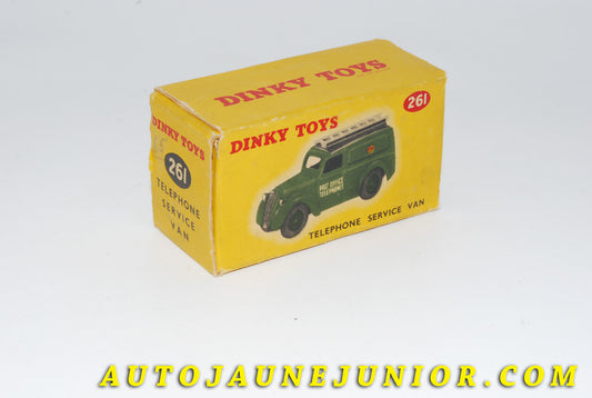 Le #4418 - Dinky Toys - Morris - Camionnette Post office telephone est en vente sur Auto Jaune Junior ! Découvrez nos collections de diecast Dinky-Toys, Corgi, Corgi-Toys, Solido, Norev… Découvrez notre magasin physique , AutoJaune Paris, ouvert en 1984 par Vincent Espinasse. 41 rue Cavendish, 75019 Paris. Tel : 01 42 40 61 23. Ouvert les mardi et vendredi de 13h à 19h. 