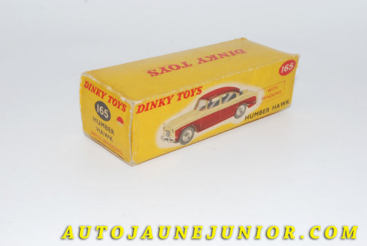 Le #4420 - Dinky Toys - Humber - Hawk (Bordeaux / Ivoire) est en vente sur Auto Jaune Junior ! Découvrez nos collections de diecast Dinky-Toys, Corgi, Corgi-Toys, Solido, Norev… Découvrez notre magasin physique , AutoJaune Paris, ouvert en 1984 par Vincent Espinasse. 41 rue Cavendish, 75019 Paris. Tel : 01 42 40 61 23. Ouvert les mardi et vendredi de 13h à 19h. 