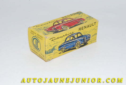 Le #4423 - C-I-J - Renault - Boite vide Dauphine est en vente sur Auto Jaune Junior ! Découvrez nos collections de diecast Dinky-Toys, Corgi, Corgi-Toys, Solido, Norev… Découvrez notre magasin physique , AutoJaune Paris, ouvert en 1984 par Vincent Espinasse. 41 rue Cavendish, 75019 Paris. Tel : 01 42 40 61 23. Ouvert les mardi et vendredi de 13h à 19h. 