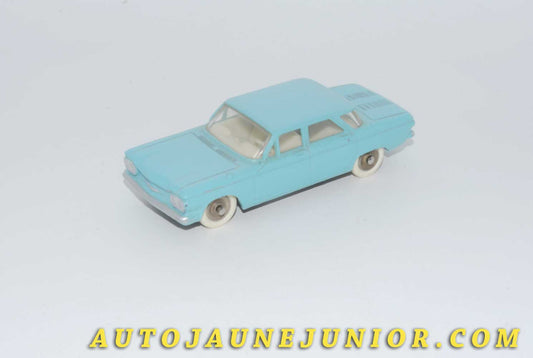 Le #4517 - Dinky Toys - Chevrolet - Corvair Berline est en vente sur Auto Jaune Junior ! Découvrez nos collections de diecast Dinky-Toys, Corgi, Corgi-Toys, Solido, Norev… Découvrez notre magasin physique , AutoJaune Paris, ouvert en 1984 par Vincent Espinasse. 41 rue Cavendish, 75019 Paris. Tel : 01 42 40 61 23. Ouvert les mardi et vendredi de 13h à 19h. 
