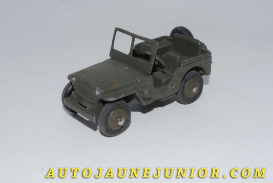 Le #4601 - Dinky Toys - Willys - Jeep Militaire Type 1 est en vente sur Auto Jaune Junior ! Découvrez nos collections de diecast Dinky-Toys, Corgi, Corgi-Toys, Solido, Norev… Découvrez notre magasin physique , AutoJaune Paris, ouvert en 1984 par Vincent Espinasse. 41 rue Cavendish, 75019 Paris. Tel : 01 42 40 61 23. Ouvert les mardi et vendredi de 13h à 19h. 