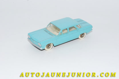 Le #4604 - Dinky Toys - Chevrolet - Corvair est en vente sur Auto Jaune Junior ! Découvrez nos collections de diecast Dinky-Toys, Corgi, Corgi-Toys, Solido, Norev… Découvrez notre magasin physique , AutoJaune Paris, ouvert en 1984 par Vincent Espinasse. 41 rue Cavendish, 75019 Paris. Tel : 01 42 40 61 23. Ouvert les mardi et vendredi de 13h à 19h. 