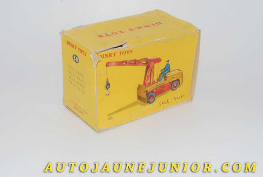 Le #4613 - Dinky Toys - Salev - Boite vide Grue "Salev" est en vente sur Auto Jaune Junior ! Découvrez nos collections de diecast Dinky-Toys, Corgi, Corgi-Toys, Solido, Norev… Découvrez notre magasin physique , AutoJaune Paris, ouvert en 1984 par Vincent Espinasse. 41 rue Cavendish, 75019 Paris. Tel : 01 42 40 61 23. Ouvert les mardi et vendredi de 13h à 19h. 