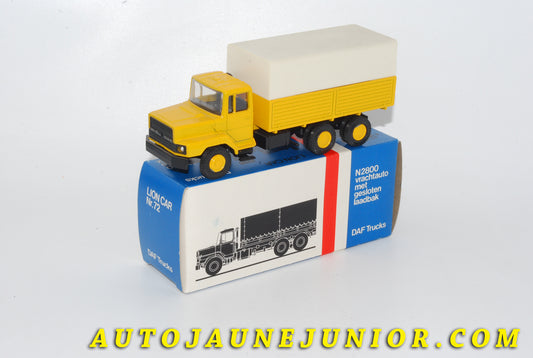 Le #4702 - Lion Car - DAF - Camion ridelles bâchées N2800 est en vente sur Auto Jaune Junior ! Découvrez nos collections de diecast Dinky-Toys, Corgi, Corgi-Toys, Solido, Norev… Découvrez notre magasin physique , AutoJaune Paris, ouvert en 1984 par Vincent Espinasse. 41 rue Cavendish, 75019 Paris. Tel : 01 42 40 61 23. Ouvert les mardi et vendredi de 13h à 19h. 