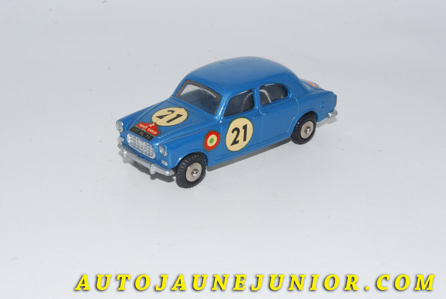 Le #4777 - Mercury - Lancia - Appia Berline 3ème (version Rallye Série Rallye Monte Carlo #21 - Création artisanale) est en vente sur Auto Jaune Junior ! Découvrez nos collections de diecast Dinky-Toys, Corgi, Corgi-Toys, Solido, Norev… Découvrez notre magasin physique , AutoJaune Paris, ouvert en 1984 par Vincent Espinasse. 41 rue Cavendish, 75019 Paris. Tel : 01 42 40 61 23. Ouvert les mardi et vendredi de 13h à 19h. 