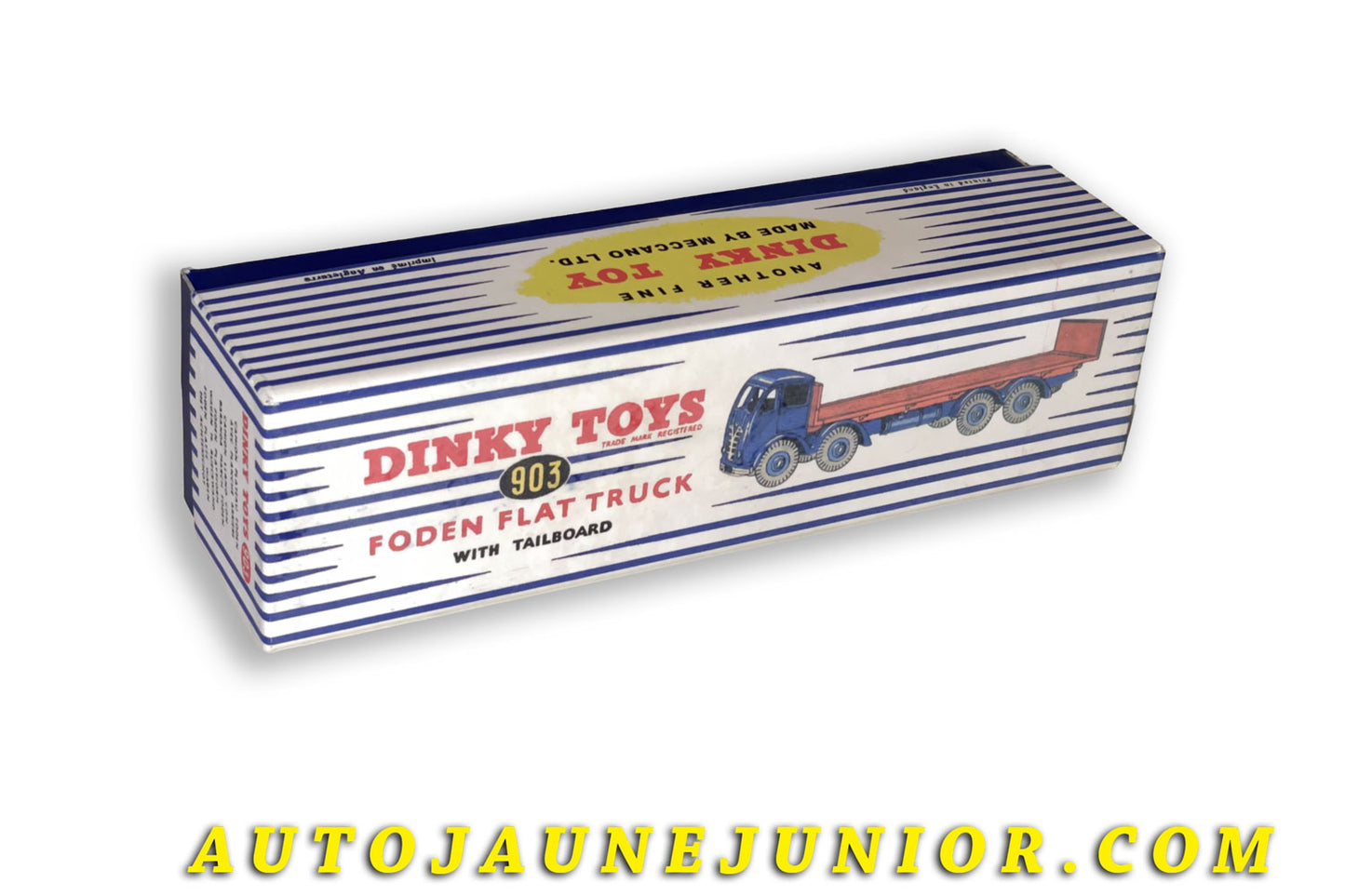 Le Dinky Toys Foden Boite vide Repro Mk2 plateau dosseret est en vente sur Auto Jaune Junior ! Découvrez nos collections de diecast Dinky-Toys, Corgi, Corgi-Toys, Solido, Norev… AutoJaune Junior ; Retrouvez AutoJauneJunior au magasin AutoJaune Paris, ouvert en 1984 par Vincent Espinasse. 