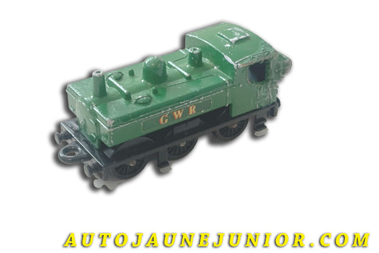 Le Matchbox GWC Wheels Pannier Tank Loco  - 1920 est en vente sur Auto Jaune Junior ! Découvrez nos collections de diecast Dinky-Toys, Corgi, Corgi-Toys, Solido, Norev… AutoJaune Junior ; Retrouvez AutoJauneJunior au magasin AutoJaune Paris, ouvert en 1984 par Vincent Espinasse. 