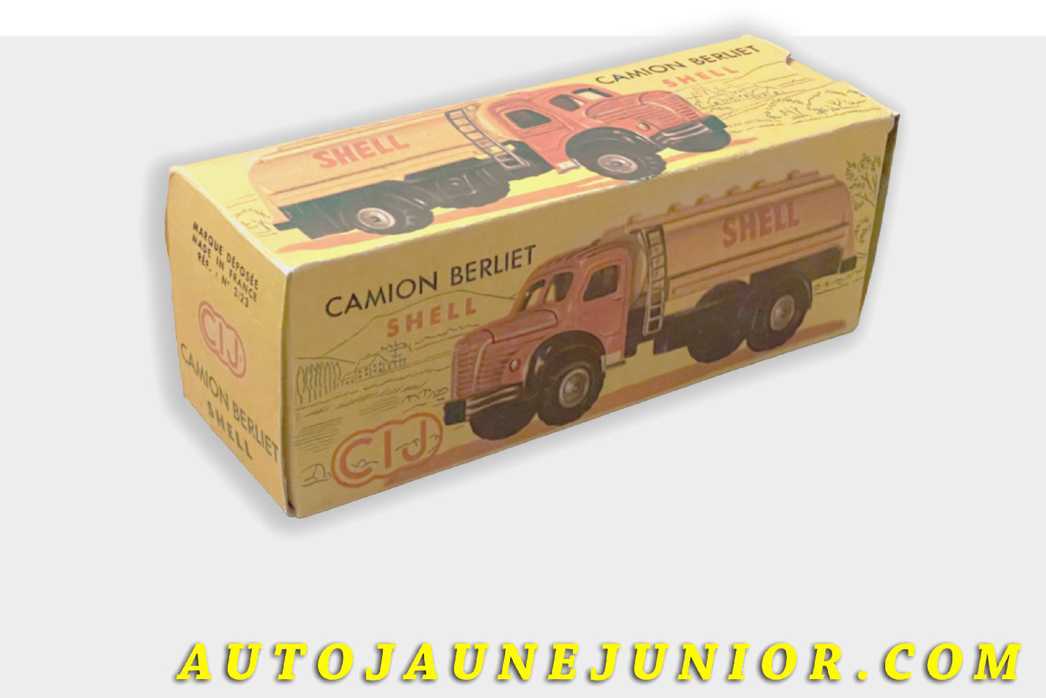 Le C-I-J Berliet Boite vide GLR Citerne Shell (Repro) est en vente sur Auto Jaune Junior ! Découvrez nos collections de diecast Dinky-Toys, Corgi, Corgi-Toys, Solido, Norev… AutoJaune Junior ; Retrouvez AutoJauneJunior au magasin AutoJaune Paris, ouvert en 1984 par Vincent Espinasse. 