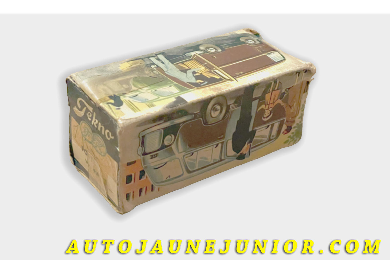 Le Tekno Ford Boite vide Fourgon Taunus est en vente sur Auto Jaune Junior ! Découvrez nos collections de diecast Dinky-Toys, Corgi, Corgi-Toys, Solido, Norev… AutoJaune Junior ; Retrouvez AutoJauneJunior au magasin AutoJaune Paris, ouvert en 1984 par Vincent Espinasse. 