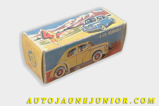 Le C-I-J Renault Boite vide 4 Cv  (Repro) est en vente sur Auto Jaune Junior ! Découvrez nos collections de diecast Dinky-Toys, Corgi, Corgi-Toys, Solido, Norev… AutoJaune Junior ; Retrouvez AutoJauneJunior au magasin AutoJaune Paris, ouvert en 1984 par Vincent Espinasse. 