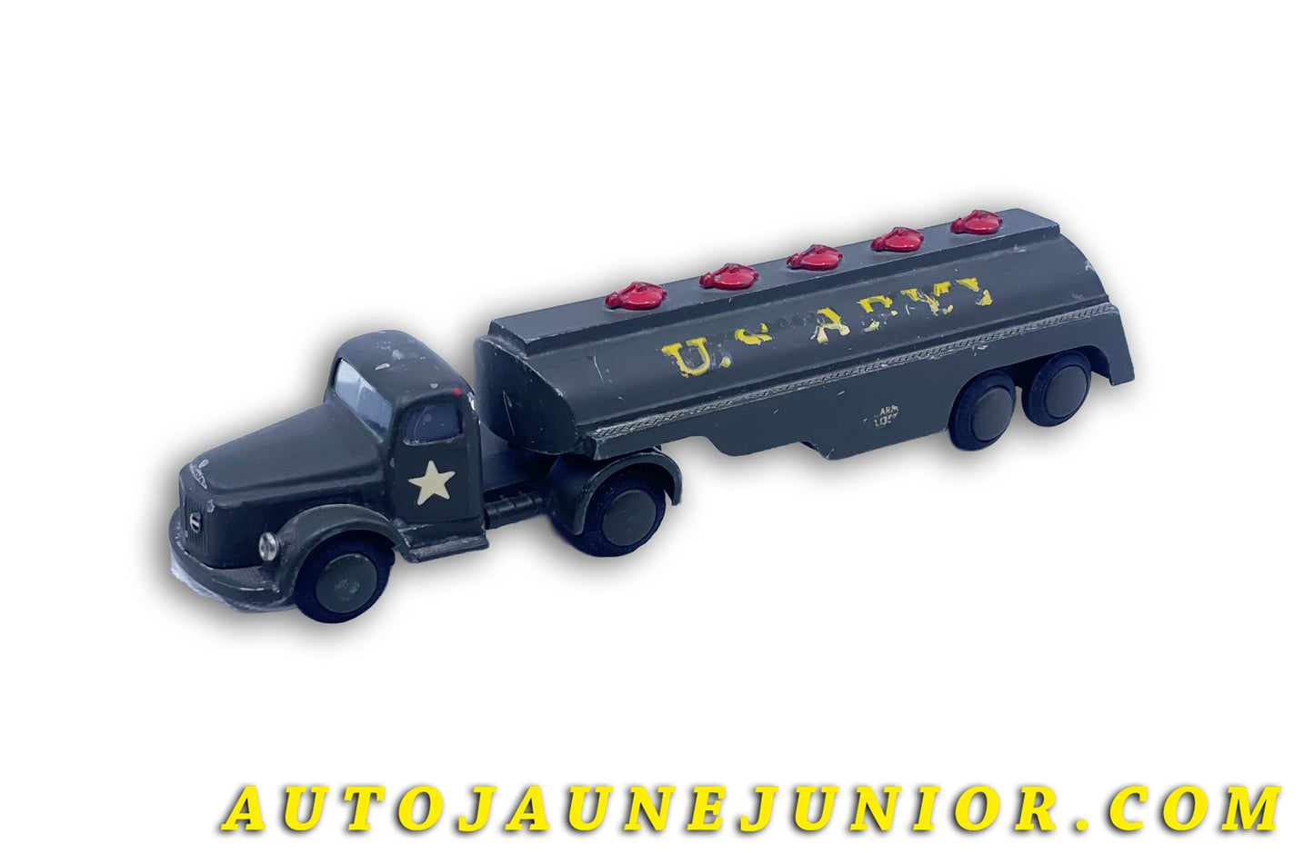 Le Tekno Volvo N88 tracteur semi remorque citerne"US army" est en vente sur Auto Jaune Junior ! Découvrez nos collections de diecast Dinky-Toys, Corgi, Corgi-Toys, Solido, Norev… AutoJaune Junior ; Retrouvez AutoJauneJunior au magasin AutoJaune Paris, ouvert en 1984 par Vincent Espinasse. 