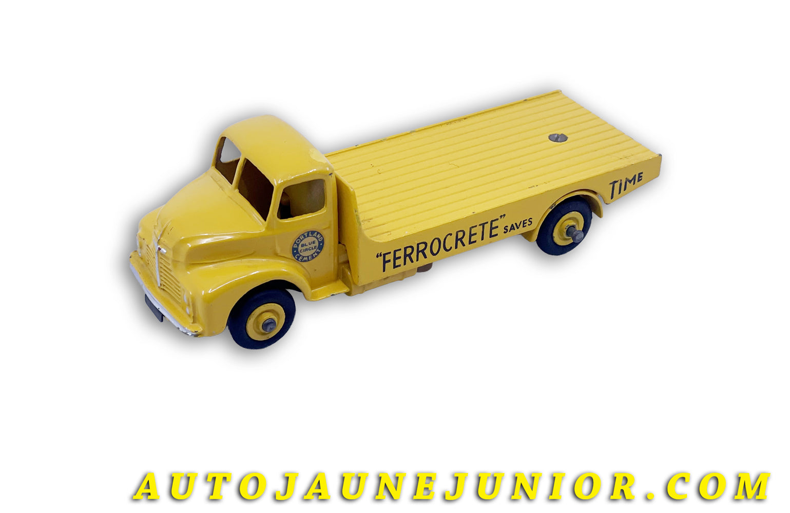 Le Dinky Toys Leyland Comet plateau Ferrocrete est en vente sur Auto Jaune Junior ! Découvrez nos collections de diecast Dinky-Toys, Corgi, Corgi-Toys, Solido, Norev… AutoJaune Junior ; Retrouvez AutoJauneJunior au magasin AutoJaune Paris, ouvert en 1984 par Vincent Espinasse. 
