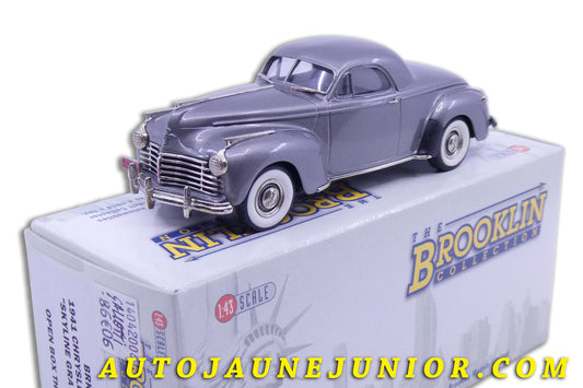 Le Brooklin Chrysler Saratoga "Skyline Gray Metallic" 1941 est en vente sur Auto Jaune Junior ! Découvrez nos collections de diecast Dinky-Toys, Corgi, Corgi-Toys, Solido, Norev… AutoJaune Junior ; Retrouvez AutoJauneJunior au magasin AutoJaune Paris, ouvert en 1984 par Vincent Espinasse. 