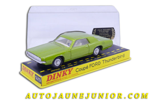 Le Dinky Toys Ford Thunderbird coupé est en vente sur Auto Jaune Junior ! Découvrez nos collections de diecast Dinky-Toys, Corgi, Corgi-Toys, Solido, Norev… AutoJaune Junior ; Retrouvez AutoJauneJunior au magasin AutoJaune Paris, ouvert en 1984 par Vincent Espinasse. 