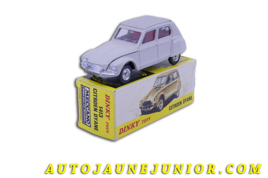 Le Dinky Toys Citroën Dyane est en vente sur Auto Jaune Junior ! Découvrez nos collections de diecast Dinky-Toys, Corgi, Corgi-Toys, Solido, Norev… AutoJaune Junior ; Retrouvez AutoJauneJunior au magasin AutoJaune Paris, ouvert en 1984 par Vincent Espinasse. 