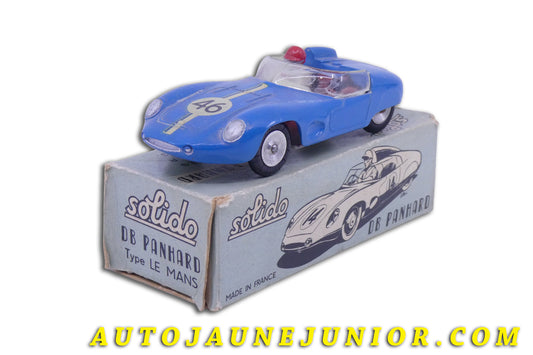 Le Solido DB Panhard Barquette (Première boite) est en vente sur Auto Jaune Junior ! Découvrez nos collections de diecast Dinky-Toys, Corgi, Corgi-Toys, Solido, Norev… AutoJaune Junior ; Retrouvez AutoJauneJunior au magasin AutoJaune Paris, ouvert en 1984 par Vincent Espinasse. 