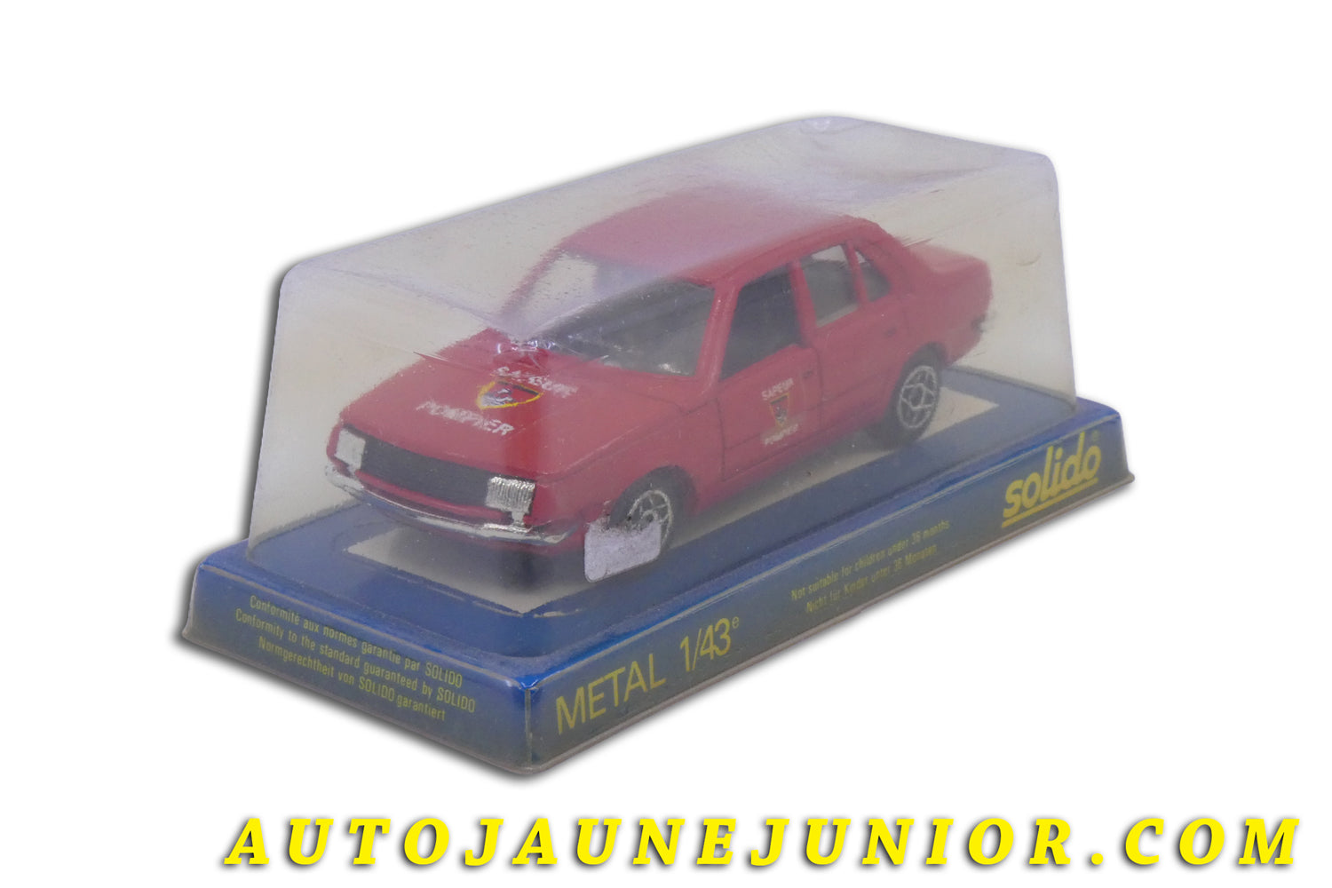 Le Solido Renault R 18 Sapeurs Pompiers - Boite jamais ouverte ! est en vente sur Auto Jaune Junior ! Découvrez nos collections de diecast Dinky-Toys, Corgi, Corgi-Toys, Solido, Norev… AutoJaune Junior ; Retrouvez AutoJauneJunior au magasin AutoJaune Paris, ouvert en 1984 par Vincent Espinasse. 