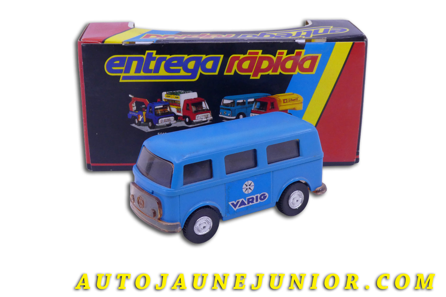 Le Glasslite Volkswagen Kombi "Varig" Entrega Rapida est en vente sur Auto Jaune Junior ! Découvrez nos collections de diecast Dinky-Toys, Corgi, Corgi-Toys, Solido, Norev… AutoJaune Junior ; Retrouvez AutoJauneJunior au magasin AutoJaune Paris, ouvert en 1984 par Vincent Espinasse. 