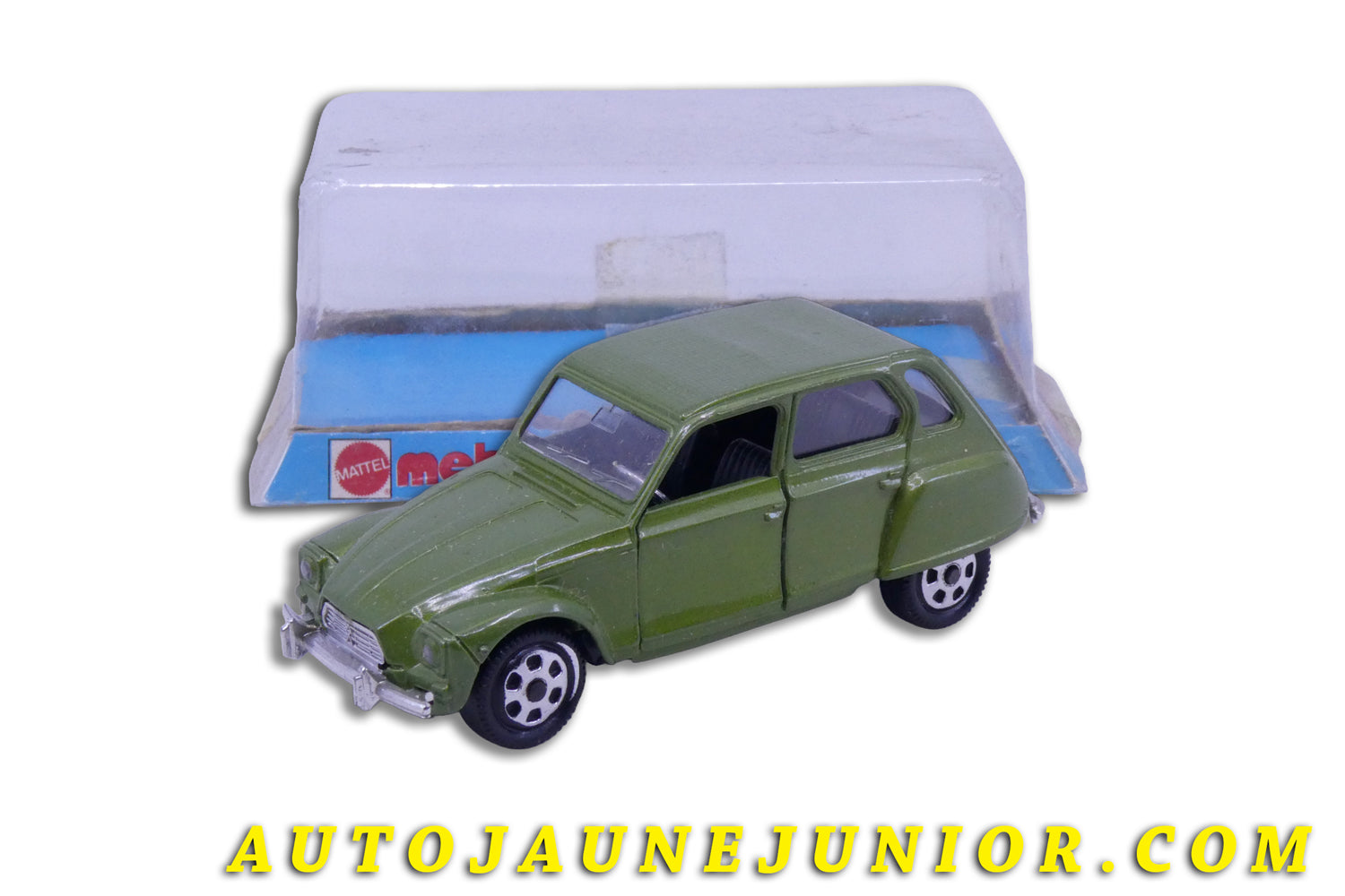 Le Mebetoys Citroën Dyane 6 est en vente sur Auto Jaune Junior ! Découvrez nos collections de diecast Dinky-Toys, Corgi, Corgi-Toys, Solido, Norev… AutoJaune Junior ; Retrouvez AutoJauneJunior au magasin AutoJaune Paris, ouvert en 1984 par Vincent Espinasse. 
