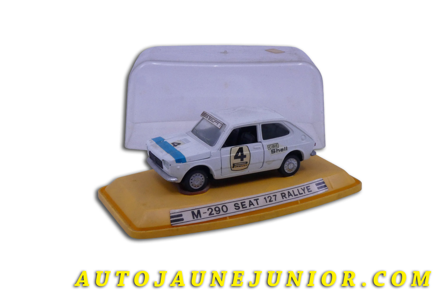 Le Pilen Seat 127 Rallye est en vente sur Auto Jaune Junior ! Découvrez nos collections de diecast Dinky-Toys, Corgi, Corgi-Toys, Solido, Norev… AutoJaune Junior ; Retrouvez AutoJauneJunior au magasin AutoJaune Paris, ouvert en 1984 par Vincent Espinasse. 