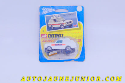 Le #5809 - Corgi Toys - Rover - Range Rover Police est en vente sur Auto Jaune Junior ! Découvrez nos collections de diecast Dinky-Toys, Corgi, Corgi-Toys, Solido, Norev… Découvrez notre magasin physique , AutoJaune Paris, ouvert en 1984 par Vincent Espinasse. 41 rue Cavendish, 75019 Paris. Tel : 01 42 40 61 23. Ouvert les mardi et vendredi de 13h à 19h. 