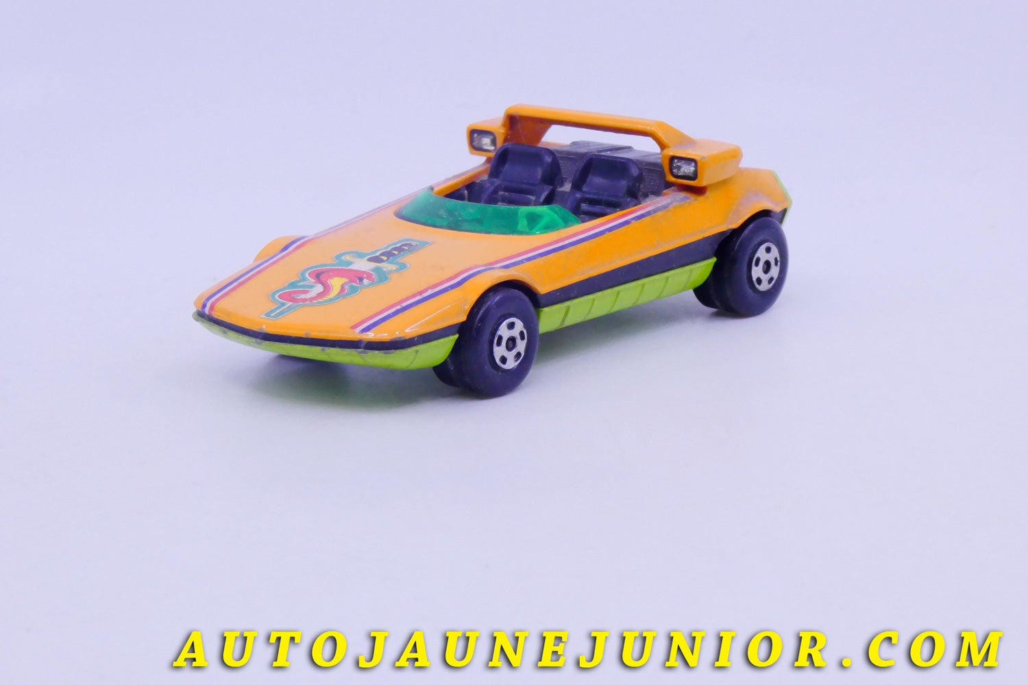 Le #5832 - Matchbox - Bertone - Runabout est en vente sur Auto Jaune Junior ! Découvrez nos collections de diecast Dinky-Toys, Corgi, Corgi-Toys, Solido, Norev… Découvrez notre magasin physique , AutoJaune Paris, ouvert en 1984 par Vincent Espinasse. 41 rue Cavendish, 75019 Paris. Tel : 01 42 40 61 23. Ouvert les mardi et vendredi de 13h à 19h. 