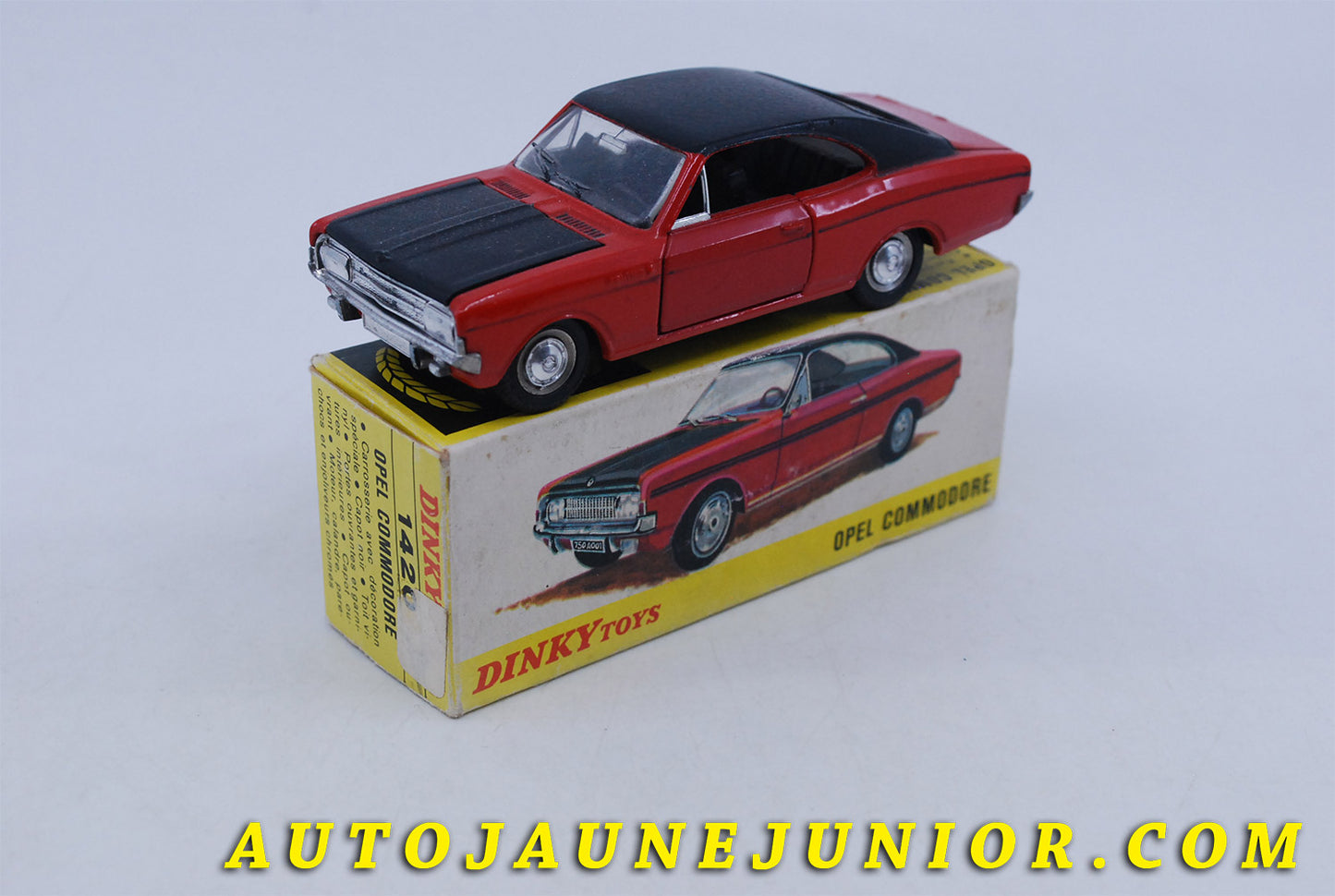 Le Dinky Toys – Opel Commodore - est en vente sur Auto Jaune Junior ! Découvrez nos collections de diecast: Dinky-Toys, Corgi, Corgi-Toys, Solido, Norev, Minialuxe, CIJ, C-I-J, JRD, J-R-D, Matchbox, Majorette, Tekno, Politoys, Mebetoys, Mercury, Joal, Diapet, Märklin, TootsieToys.