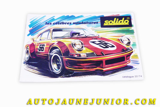 Le #6101 - Solido - Catalogue - #32 - 1974 - 32 Pages est en vente sur Auto Jaune Junior ! Découvrez nos collections de diecast Dinky-Toys, Corgi, Corgi-Toys, Solido, Norev… Découvrez notre magasin physique , AutoJaune Paris, ouvert en 1984 par Vincent Espinasse. 41 rue Cavendish, 75019 Paris. Tel : 01 42 40 61 23. Ouvert les mardi et vendredi de 13h à 19h. 