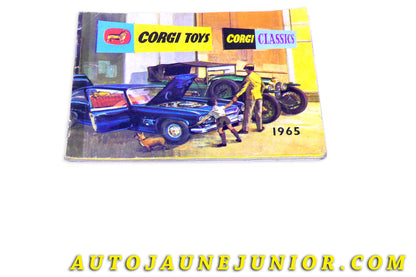 Le #6108 - Corgi Toys - Catalogue - 1965 (peu fréquent !) est en vente sur Auto Jaune Junior ! Découvrez nos collections de diecast Dinky-Toys, Corgi, Corgi-Toys, Solido, Norev… Découvrez notre magasin physique , AutoJaune Paris, ouvert en 1984 par Vincent Espinasse. 41 rue Cavendish, 75019 Paris. Tel : 01 42 40 61 23. Ouvert les mardi et vendredi de 13h à 19h. 