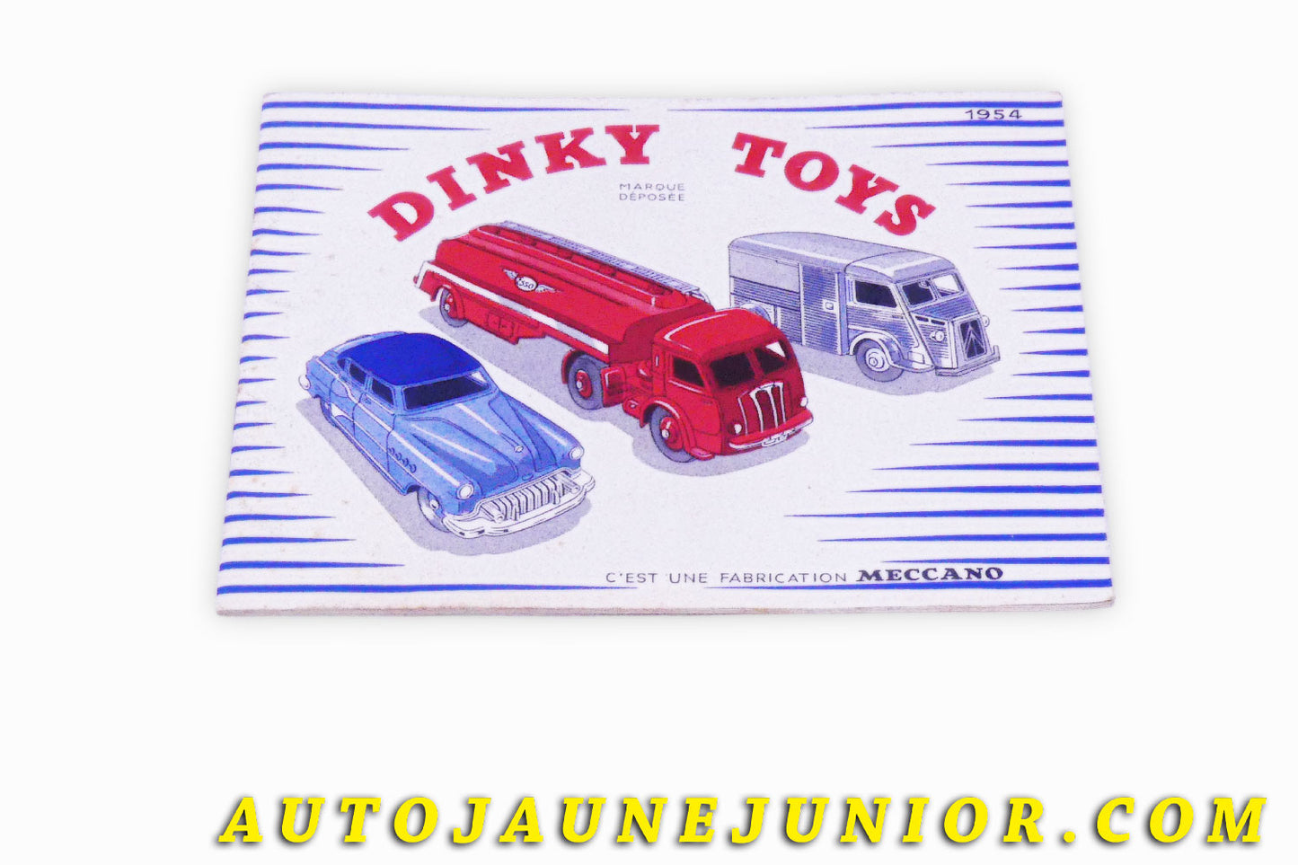Le #6110 - Dinky Toys - Catalogue - Année 1954 - 18 Pages est en vente sur Auto Jaune Junior ! Découvrez nos collections de diecast Dinky-Toys, Corgi, Corgi-Toys, Solido, Norev… Découvrez notre magasin physique , AutoJaune Paris, ouvert en 1984 par Vincent Espinasse. 41 rue Cavendish, 75019 Paris. Tel : 01 42 40 61 23. Ouvert les mardi et vendredi de 13h à 19h. 