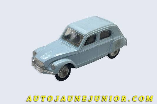 Le #6177 - Norev - Citroën - Dyane est en vente sur Auto Jaune Junior ! Découvrez nos collections de diecast Dinky-Toys, Corgi, Corgi-Toys, Solido, Norev… Découvrez notre magasin physique , AutoJaune Paris, ouvert en 1984 par Vincent Espinasse. 41 rue Cavendish, 75019 Paris. Tel : 01 42 40 61 23. Ouvert les mardi et vendredi de 13h à 19h. 