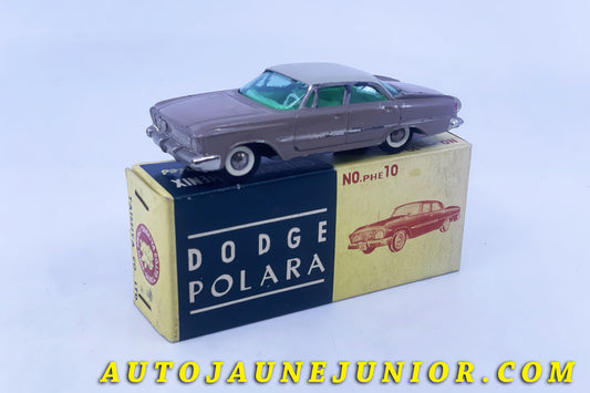 Le #6304 - Cherryca Phenix - Dodge - Polara est en vente sur Auto Jaune Junior ! Découvrez nos collections de diecast Dinky-Toys, Corgi, Corgi-Toys, Solido, Norev… Découvrez notre magasin physique , AutoJaune Paris, ouvert en 1984 par Vincent Espinasse. 41 rue Cavendish, 75019 Paris. Tel : 01 42 40 61 23. Ouvert les mardi et vendredi de 13h à 19h. 