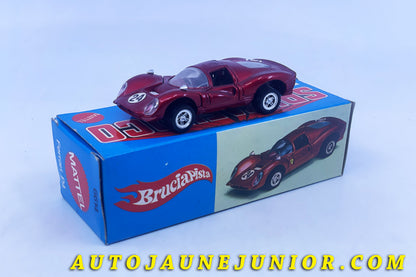 Le #6307 - Mebetoys - Ferrari - 330P4 Bruciapista  est en vente sur Auto Jaune Junior ! Découvrez nos collections de diecast Dinky-Toys, Corgi, Corgi-Toys, Solido, Norev… Découvrez notre magasin physique , AutoJaune Paris, ouvert en 1984 par Vincent Espinasse. 41 rue Cavendish, 75019 Paris. Tel : 01 42 40 61 23. Ouvert les mardi et vendredi de 13h à 19h. 