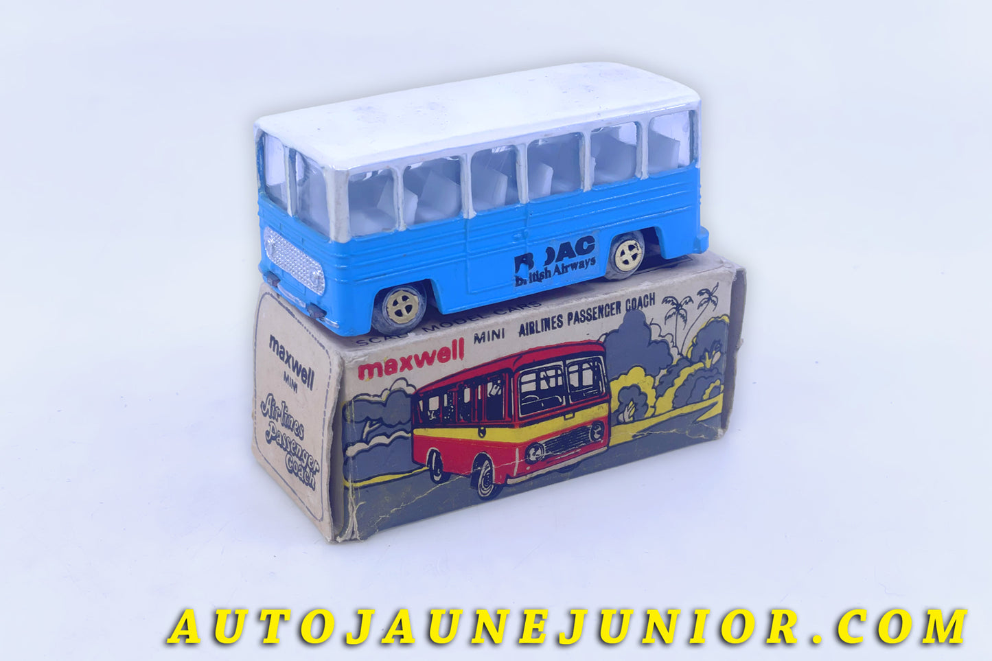 Le #6323 - Maxell - Leyland - Car BOAC est en vente sur Auto Jaune Junior ! Découvrez nos collections de diecast Dinky-Toys, Corgi, Corgi-Toys, Solido, Norev… Découvrez notre magasin physique , AutoJaune Paris, ouvert en 1984 par Vincent Espinasse. 41 rue Cavendish, 75019 Paris. Tel : 01 42 40 61 23. Ouvert les mardi et vendredi de 13h à 19h. 