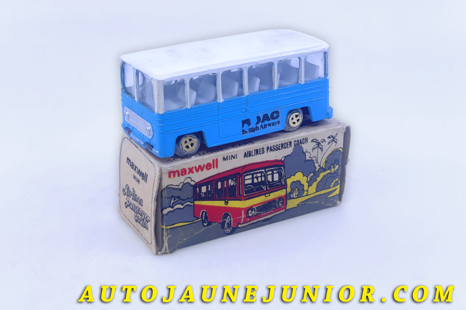 Le #6323 - Maxell - Leyland - Car BOAC est en vente sur Auto Jaune Junior ! Découvrez nos collections de diecast Dinky-Toys, Corgi, Corgi-Toys, Solido, Norev… Découvrez notre magasin physique , AutoJaune Paris, ouvert en 1984 par Vincent Espinasse. 41 rue Cavendish, 75019 Paris. Tel : 01 42 40 61 23. Ouvert les mardi et vendredi de 13h à 19h. 