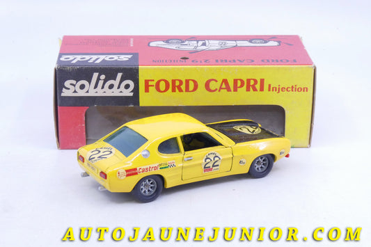 Le Solido Ford Capri 2,9 24 heures Spa 1971 est en vente sur Auto Jaune Junior ! Découvrez nos collections de diecast Minialuxe, CIJ, C-I-J, JRD, J-R-D,  Matchbox, Majorette… AutoJaune Junior ; AutoJauneJunior.com : LE site de partage pour les passionés de miniatures et collectionneurs de jouets anciens ! 