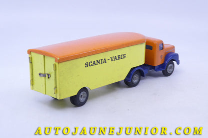 Le Tekno Scania  76 tracteur semi remorque fourgon tôlé "Scania Vabis" est en vente sur Auto Jaune Junior ! Découvrez nos collections de diecast Minialuxe, CIJ, C-I-J, JRD, J-R-D,  Matchbox, Majorette… AutoJaune Junior ; AutoJauneJunior.com : LE site de partage pour les passionés de miniatures et collectionneurs de jouets anciens ! 