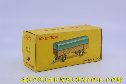 Le Dinky Toys Remorque Remorque bâchée est en vente sur Auto Jaune Junior ! Découvrez nos collections de diecast Minialuxe, CIJ, C-I-J, JRD, J-R-D,  Matchbox, Majorette… AutoJaune Junior ; AutoJauneJunior.com : LE site de partage pour les passionés de miniatures et collectionneurs de jouets anciens ! 