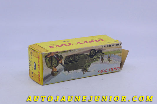 Le Dinky Toys White Half Track M3 est en vente sur Auto Jaune Junior ! Découvrez nos collections de diecast Minialuxe, CIJ, C-I-J, JRD, J-R-D,  Matchbox, Majorette… AutoJaune Junior ; AutoJauneJunior.com : LE site de partage pour les passionés de miniatures et collectionneurs de jouets anciens ! 