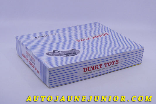 Le Dinky Toys Citroën 2Cv -Boite "Repro"  est en vente sur Auto Jaune Junior ! Découvrez nos collections de diecast Minialuxe, CIJ, C-I-J, JRD, J-R-D,  Matchbox, Majorette… AutoJaune Junior ; AutoJauneJunior.com : LE site de partage pour les passionés de miniatures et collectionneurs de jouets anciens ! 